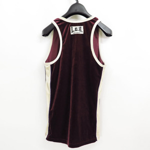 L.G.B. BOXER VELVET TANKTOP ARCHIVE LGB IFSIXWASNINE KMRii 14TH ADDICTION ルグランブルー ボクサー ベルベット タンクトップ メンズ