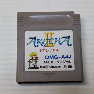 GB/ゲームボーイソフト/アレサII　ARETHA II/DMG-A4J