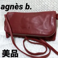 agnès b. FEMME CU01 ショルダーバッグ アニエスベー 羊革