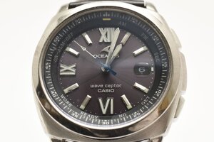 カシオ　オシアナス ウェブセプター デイト ラウンド OCW-110TLJ 電波ソーラ メンズ 腕時計 CASIO OCEANUS