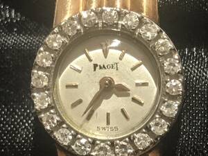 ◆希少　ピアジェ　PIAGET　ダイヤベゼル レディース 750 （Ｋ18）3501 78604　腕時計 稼働　オートマ 約25ｇ☆彡