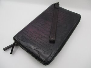 【美品中古】ベルルッティ　Berluti　Wファスナー　トラベルケース