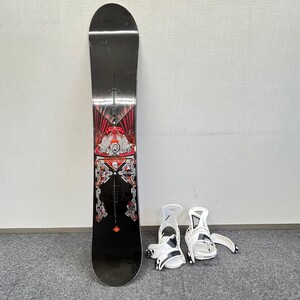 希少 BURTON スノーボード White Collection 全長約156cm PRO ショーンホワイト ビンディング バートン ビンディング付