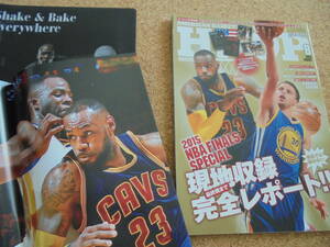 ★NBA ★雑誌★バスケ【HOOP】★レブロン カリー ファイナルポスター ★クロフォード ファイル ★ファンのコレクション品 美品 ★付属品有