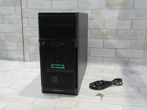 ▲02182 Ω 新TTPC 1284◆ 保証有 HPE ProLiant ML30 Gen9【 OS無 / Xeon E3-1230 v6 3.5GHz / 16.0GB / 1TB SATA 3.5インチ×2 】鍵付