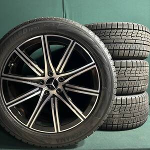 送料無料★ ほぼ新品ホイール！？　ベンツSクラス★ 255/45R19 ヨコハマ　IG70 スタッドレス　4本セット 8J　＋31.5 PCD112