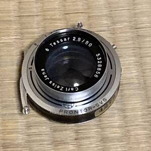 Carl Zeiss Jena Tessar 80mm F2.8　中古品　ジャンク品　テッサー