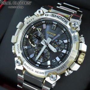 【保証期間内】 G-SHOCK/Gショック MT-G 電波ソーラー モバイルリンク MTG-B3000D-1A9JF /000