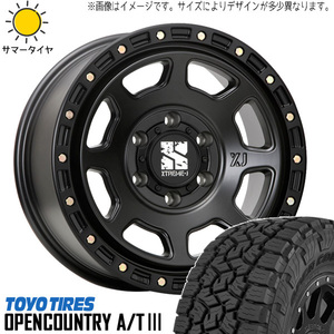 175/80R16 サマータイヤホイールセット パジェロミニ etc (TOYO OPENCOUNTRY AT3 & XTREME-J XJ07 5穴 114.3)