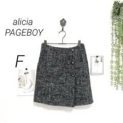 6869  alicia PAGEBOY ミニスカート F 通勤 オフィス OL