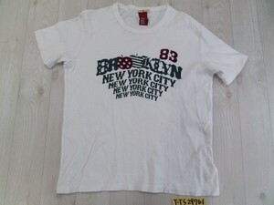 KRIFF MAYER クリフメイヤー メンズ ワッペンプリント 半袖Tシャツ M 白