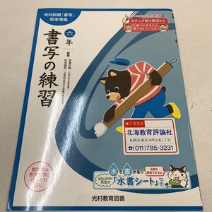 書写の練習 しょしゃ 6年生 漢字 書きぞめ 水書シート付き 書き順 組立 【家庭学習用】【復習用】 小学校 ドリル プリント テスト答案 d107