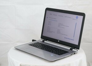 hp ProBook 470 G3 -　Core i3 6100U 2.30GHz 4GB 500GB■現状品