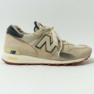 【1円スタート】USA製 New Balance ニューバランス M1300 M1300DMB スニーカー ローカットシューズ 28.0cm レザー 合成繊維 ベージュ系 靴