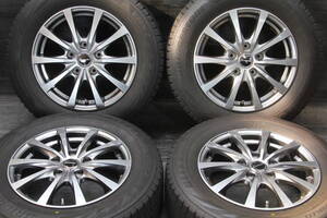 ad/条件付送料無料 良品 ノア ヴォクシー ステップワゴン 等 BRIDGESTONE BLIZZAK VRX2 195/65R15×6J +53 5H PCD114.3 アルミ付 4本セット