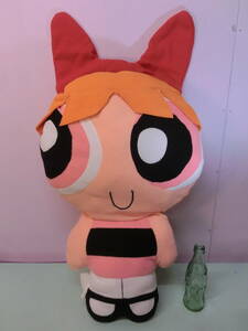 パワーパフガールズ 大きなブロッサム クッション 超特大ぬいぐるみ人形 BIG85㎝ カートゥーン ネットワーク PPG the POWERPUFF GIRLS