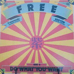 レコード 12インチ シングル 紫 FREE/DO WHAT YOU WANT MURASAKI BMA 6001