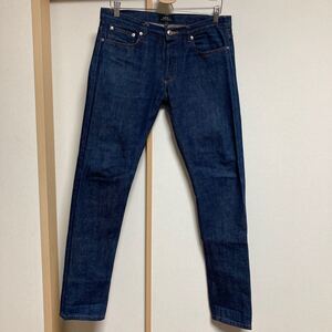 A.P.C. PETIT NEW STANDARD アーペーセー プチ ニュースタンダード ボタンフライデニム スキニージーンズ ユニセックス サイズ32