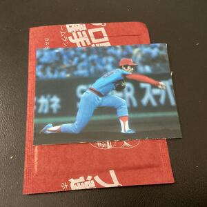 未開封開封品　カルビー79年　北別府（広島）　V2　セントラルリーグ チャンピオン　プロ野球カード　美品　レアブロック