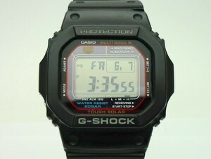 1000円スタート 腕時計 CASIO カシオ G-SHOCK 3159 GW-M5610 電波ソーラー デジタル マルチバンド 6 ブラック 20BAR メンズ 5 J726