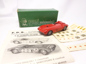 FDS automodelli 62 FERRARI 375 PLUS CARR PANAM 1954 FDS フェラーリ 375 プラス キット製作品 （箱付）送料別 