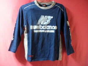 ＵＳＥＤ キッズ ニューバランス スポーツシャツ １３０ 紺/グレー系