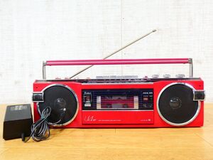 (RSO-13) SANYO 三洋電機 MR-U4SF TV/FM/AM ステレオラジオカセットレコーダー ラジカセ 当時物 通電OK ジャンク@80(12)