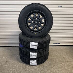 新品スタッドレス◆145/80R12◆ブリヂストンW300◆ マッドクロスレンジャー◆軽トラ軽バンアクティエブリィサンバーハイゼット　ブラック