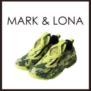 ○★新品 未使用 MARK&LONA アトリウムスパイクレス 定番ゴルフシューズ イエロー 23cm（マークアンドロナ）○●