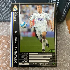◆WCCF 2006-2007 ファビオ・カンナバロ Fabio CANNAVARO Real Madrid 354◆