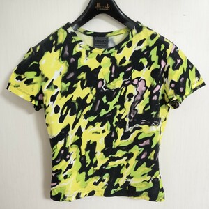 VERSACE JEANS SIGNATURE ヴェルサーチ Tシャツ 半袖 XSサイズ 総柄