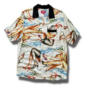 15SS supreme Heels s/s rayon shirt ヒールレーヨンシャツ　ホワイト