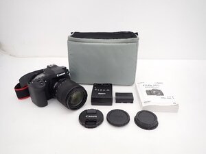 【良品】CANON キヤノン デジタル一眼レフカメラ EOS 80D EF-S 18-135 IS USM レンズキット カメラバック/説明書付 ∽ 70D50-1