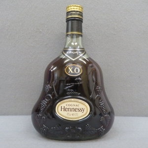 1A32★Hennessy/ヘネシー XO　グリーンボトル　金キャップ　700ml 5/15★A