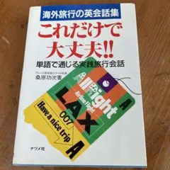 海外旅行の英会話集　「これだけで大丈夫！」単語で通じる実践旅行会話　ナツメ社