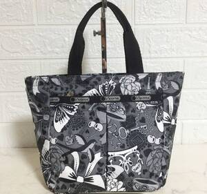 no31119 美品 LeSportsac レスポートサック ナイロン ハンド トート バッグ