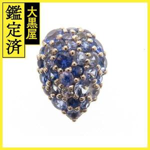 JEWELRY　ノンブランドジュエリー　貴金属・宝石　トップ　K18ホワイトゴールド　サファイア　1.8g　2141100598153　【205】