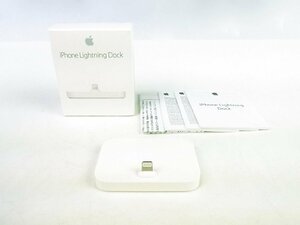 ◆良品◆Apple◆純正 iPhone ライトニング ドック◆MGRM2AM/A◆ホワイト◆