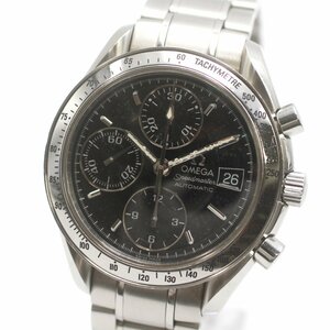 稼働 OMEGA SPEEDMASTER オメガ スピードマスター 3513.50 AT 自動巻き クロノグラフ スモセコ デイト 黒文字盤 SS 腕時計 0552020240910