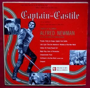 0( =^・_・^)=〇☆米盤オリジナル10”LP★征服への道★アルフレッド・ニューマン★Captain from Castile★Alfred Newman★☆