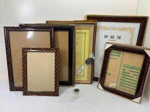 ★中古・未使用色々まとめて★額縁　表彰状額　A-3 A3判　B４　B5　七九　八二　八〇　6点　卒業証書　DIY等★