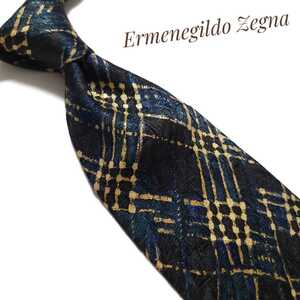 Ermenegildo Zegna エルメネジルドゼニア ネクタイ ハイブランド ネイビー 紺 黒など 1377