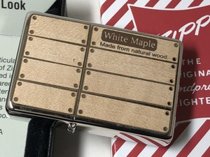 絶版2013年製 Zippo Wood 1937 ウッドコンテナ/ホワイトメイプル#シルバー銀230-SV新品