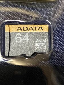 ADATA microSDカード 64GB microSDXC UHS-II U3 CLASS10 V90 SD変換アダプター付属 動作確認済み