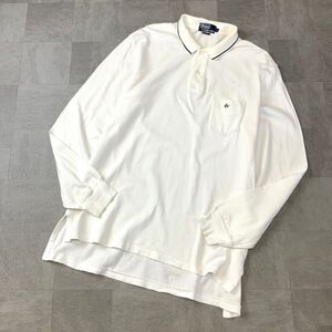 POLO by Ralph Lauren ポロ ラルフローレン 長袖 ポロシャツ メンズ LLサイズ ホワイト