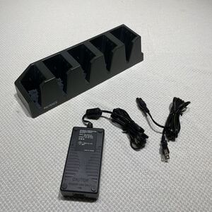 ②KEYENCE/キーエンス　BT-900用5連充電器　アダプターセット　中古品　簡易整備済　保証付