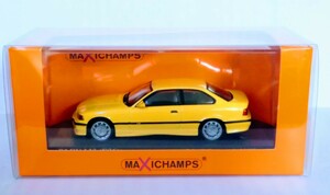 貴重モデル！！新品未使用　限定１００８台　ミニチャンプスMAXICHAMPS BMWＭ３(Ｅ３６) オリジナルイエロー　１／４３　１９８２年