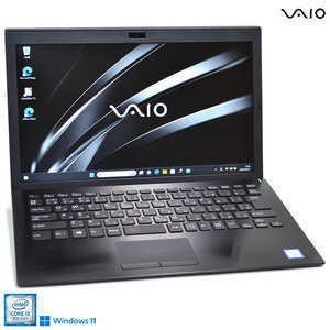 フルHD 13.3型 VAIO Pro PG VJPG11C11N Core i5 8250U M.2SSD256G メモリ8G Wi-Fi Webカメラ HDMI Windows11