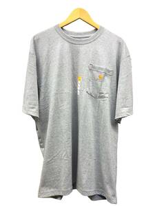 Carhartt (カーハート) Loose Fit Heavyweight S/S POCKET T-SHIRT ポケット半袖Tシャツ K87-M L ヘザーグレー メンズ/025