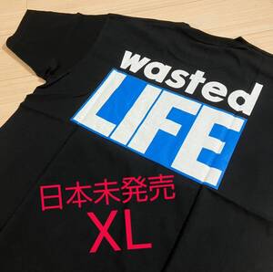 日本未発売 極少 即発送 Wasted Youth wasted LIFE S/S Tee Black XL ウェイステッド ユース ショートスリーブ ティー 半袖 Tシャツ メンズ